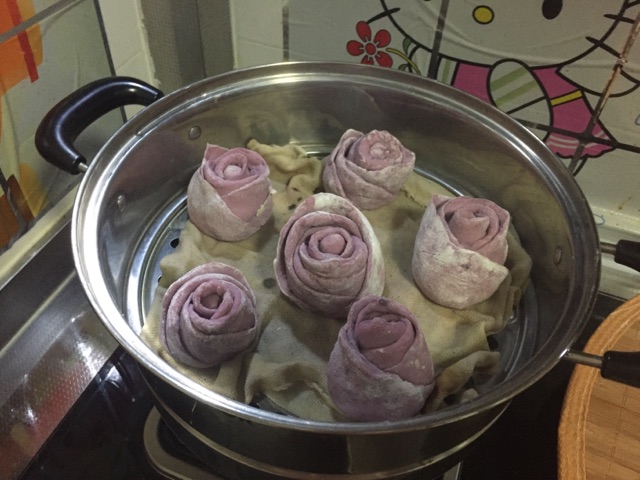 紫薯山药花样馒头#爱仕达寻找面点女王#的做法图解21
