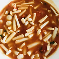 #餐桌上的春日限定#番茄白玉菇浓汤的做法图解6