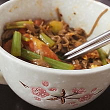 一人食 素炒荞麦面