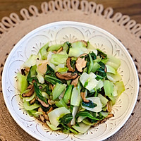 香菇炒青菜的做法图解11