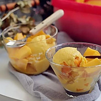 芒果冰激凌- 格瑞美厨GOURMETmaxx一体机的做法图解3