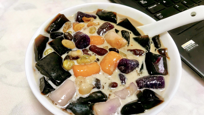 简易版自制芋圆烧仙草