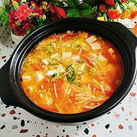 #本周热榜#番茄豆腐汤的做法图解10