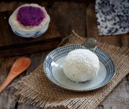 紫薯糯米糍#松下多面美味#的做法