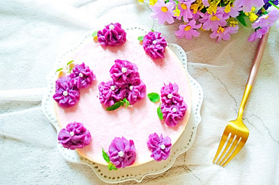 梦幻紫甘蓝蛋糕