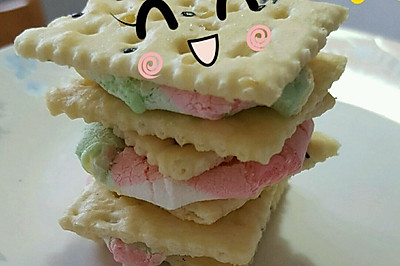 烤棉花糖夹心苏打