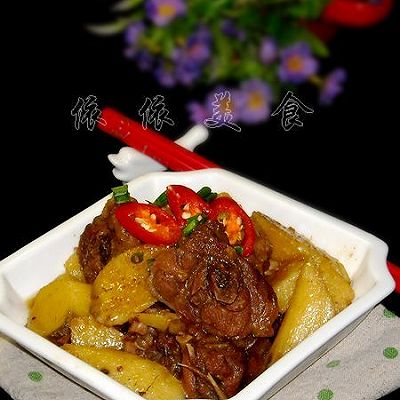 淮山焖鸭腿
