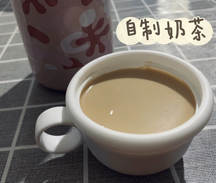 自制低卡无糖奶茶（快乐水）的做法