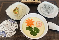 补发今日早餐之  元气满满版鲜奶蒸蛋的做法