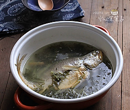 【雪菜黄鱼汤】——浙江人过年必备的一口鲜汤的做法
