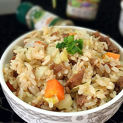 #菁选酱油试用之孜然牛肉炒饭