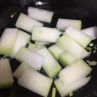 #轻食季怎么吃#冬瓜炒火腿的做法图解2