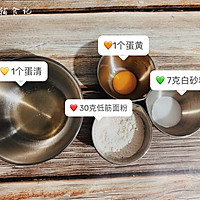 宝宝辅食-鸡蛋小饼干的做法图解1