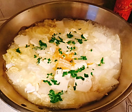 家常菜-清甜解腻-白菜豆腐汤的做法
