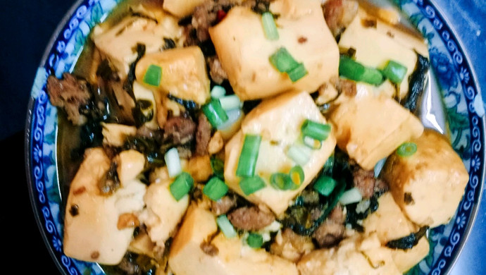 酸菜肉沫豆腐