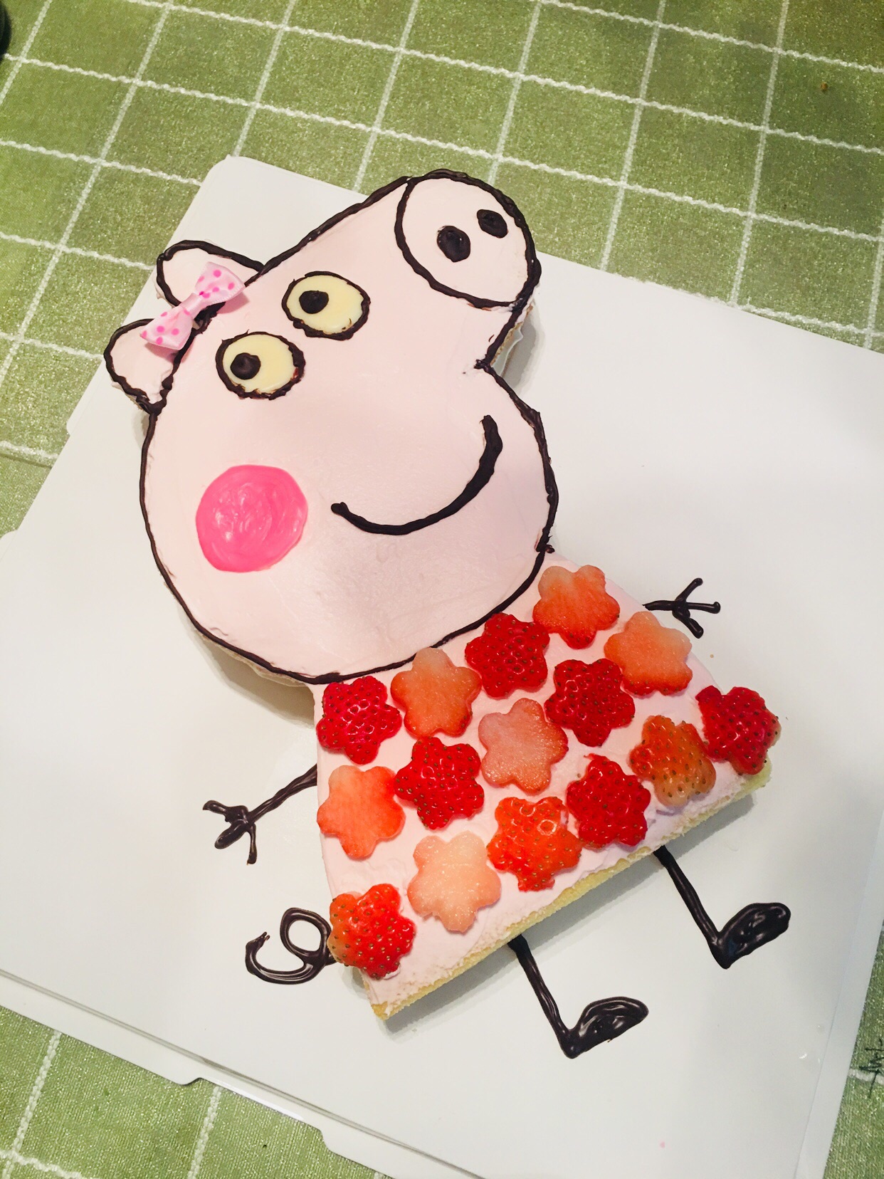 小猪佩奇的蛋糕,小猪佩奇吃蛋糕,8寸小猪佩奇蛋糕(第8页)_大山谷图库