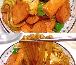 #巨下饭的家常菜#青椒火腿土豆粉的做法