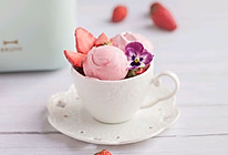 #糖小朵甜蜜控糖秘籍#粉红莓莓冰淇淋的做法