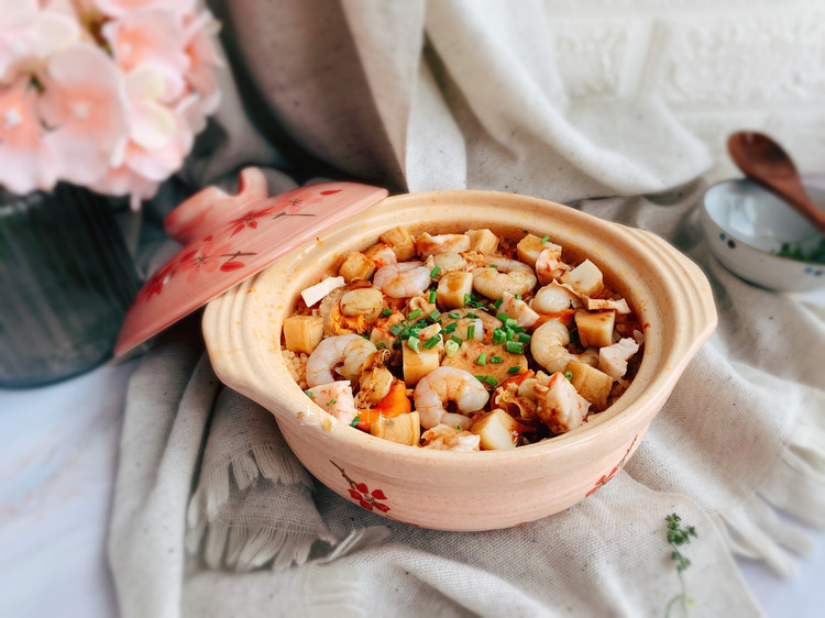 茄汁海鲜饭的做法