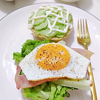 #我们约饭吧#快手早餐鸡蛋培根三明治的做法图解13