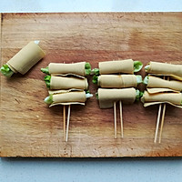 菜卷炸串的做法图解6