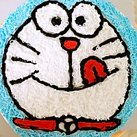 哆啦A梦生日蛋糕的做法图解8