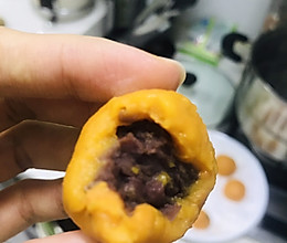 CC食谱：红薯红豆糯米团子的做法