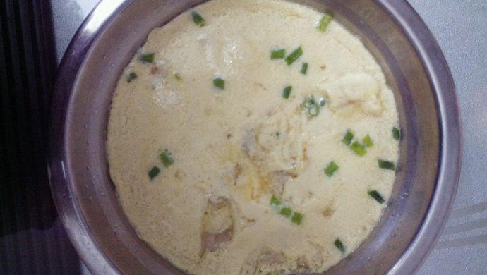 嫩滑可口～鱼肠蒸水蛋