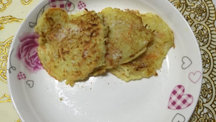 胡萝卜薯饼