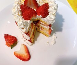 浪漫七夕——情人节❤爱心️蛋糕的做法