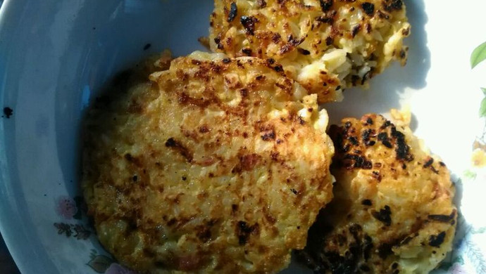 鸡蛋煎米饼
