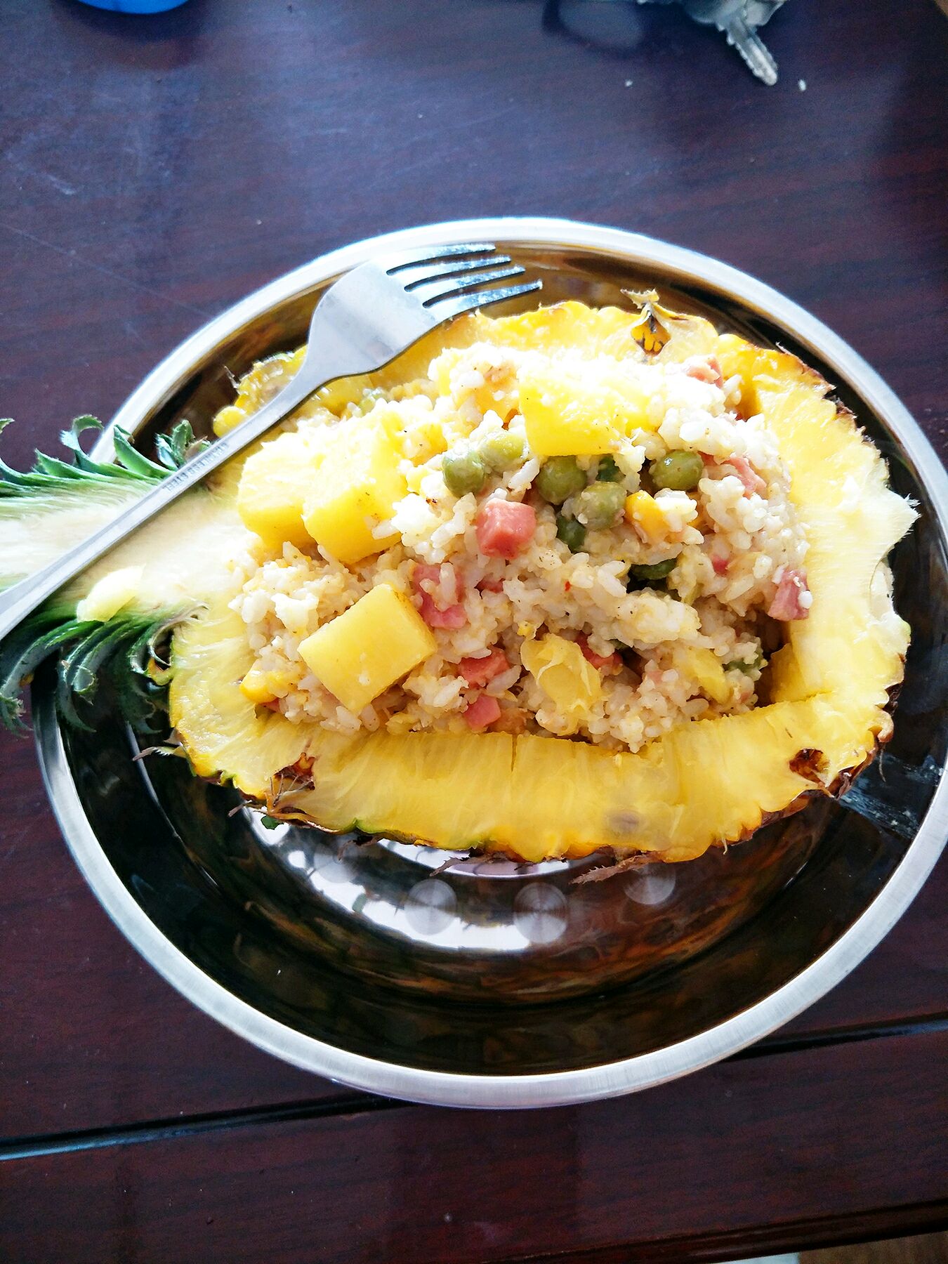 颜值与美味并存的菠萝炒饭，简单又开胃，超级好吃 - 哔哩哔哩