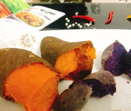 自制-盐烤地瓜/紫薯的做法