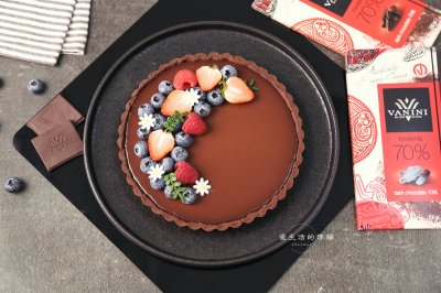 浓情莓果巧克力挞