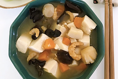 干贝海米豆腐汤