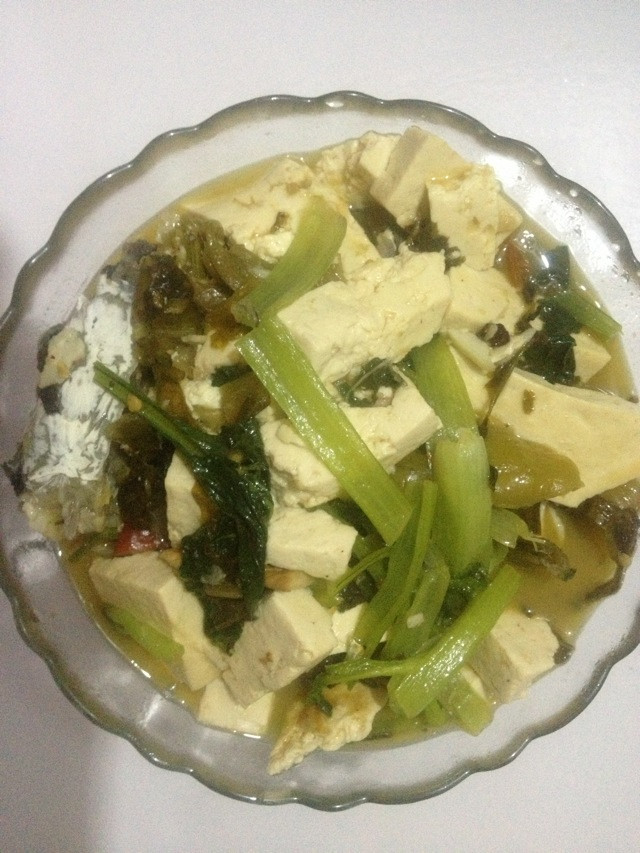 酸菜鱼（加豆腐）的做法