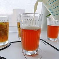 茶冻撞奶柠檬红茶，果味绿茶的做法图解7