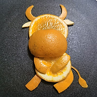 牛年招财进宝餐盘画的做法图解6