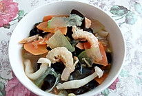 冬瓜虾仁杂烩汤的做法