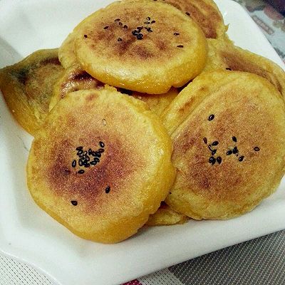 黑芝麻南瓜饼(少油健康版)