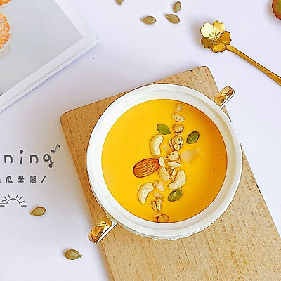 快手早餐丨南瓜小米燕麦糊