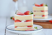 草莓奶油切片蛋糕的做法