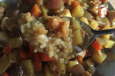 咖喱鸡排饭
