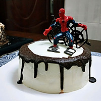 蜘蛛侠蛋糕的做法图解8