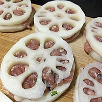 莲藕猪肉夹——藕饼的做法图解4