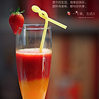 草莓橙汁的做法图解5