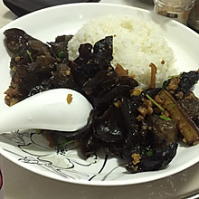 茄子木耳盖饭
