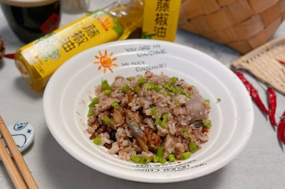 红米芋头饭