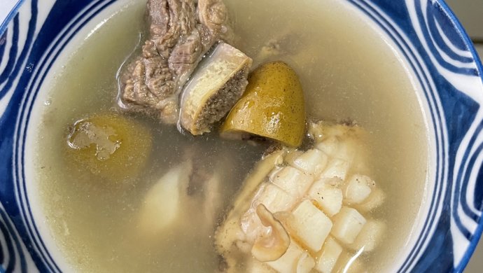 青橄榄鲍鱼排骨汤