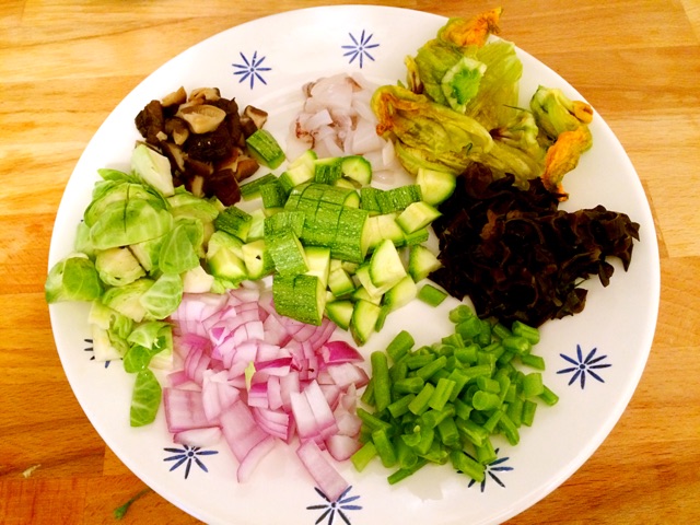 杂菜炒饭的做法图解2